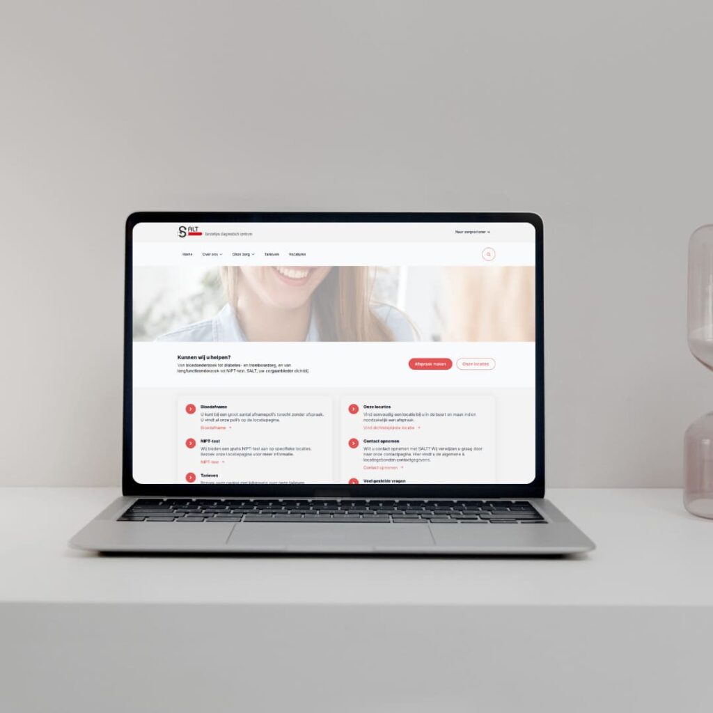 Project SALT Nederland door Oventa Webdesign