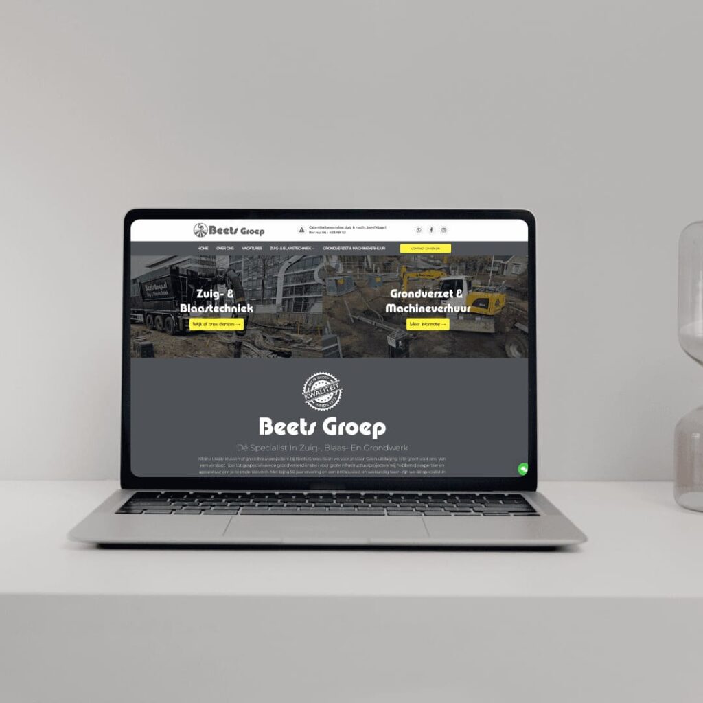 Project Beets Groep door Oventa Webdesign