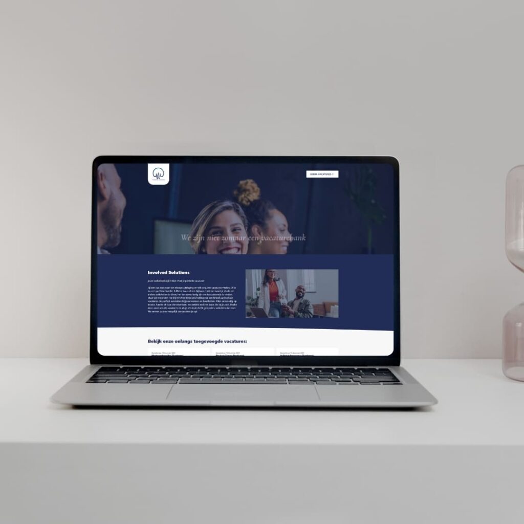 Project Vacatures Involved Solutions door Oventa Webdesign