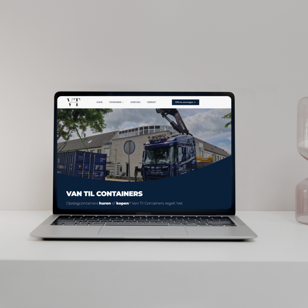 Project Van Til Containers door Oventa Webdesign
