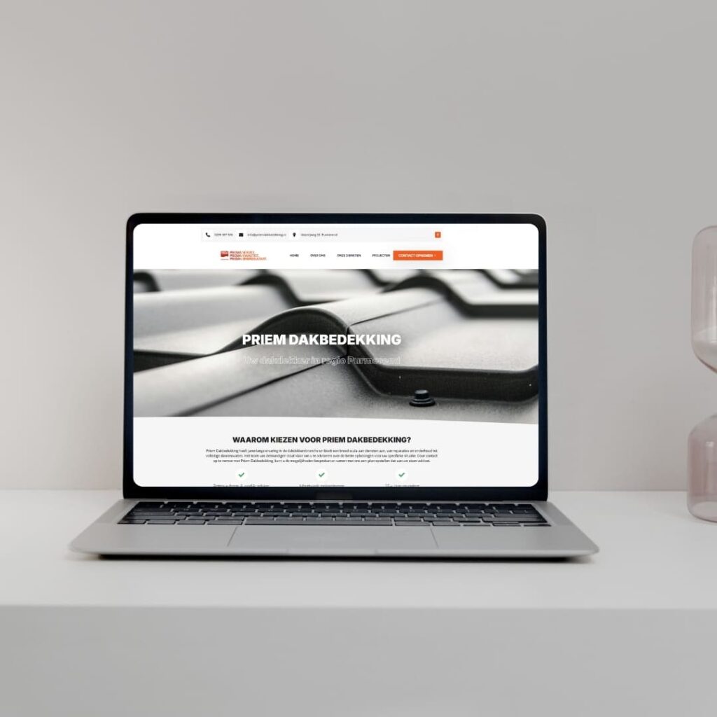 Project Priem Dakbedekking door Oventa Webdesign