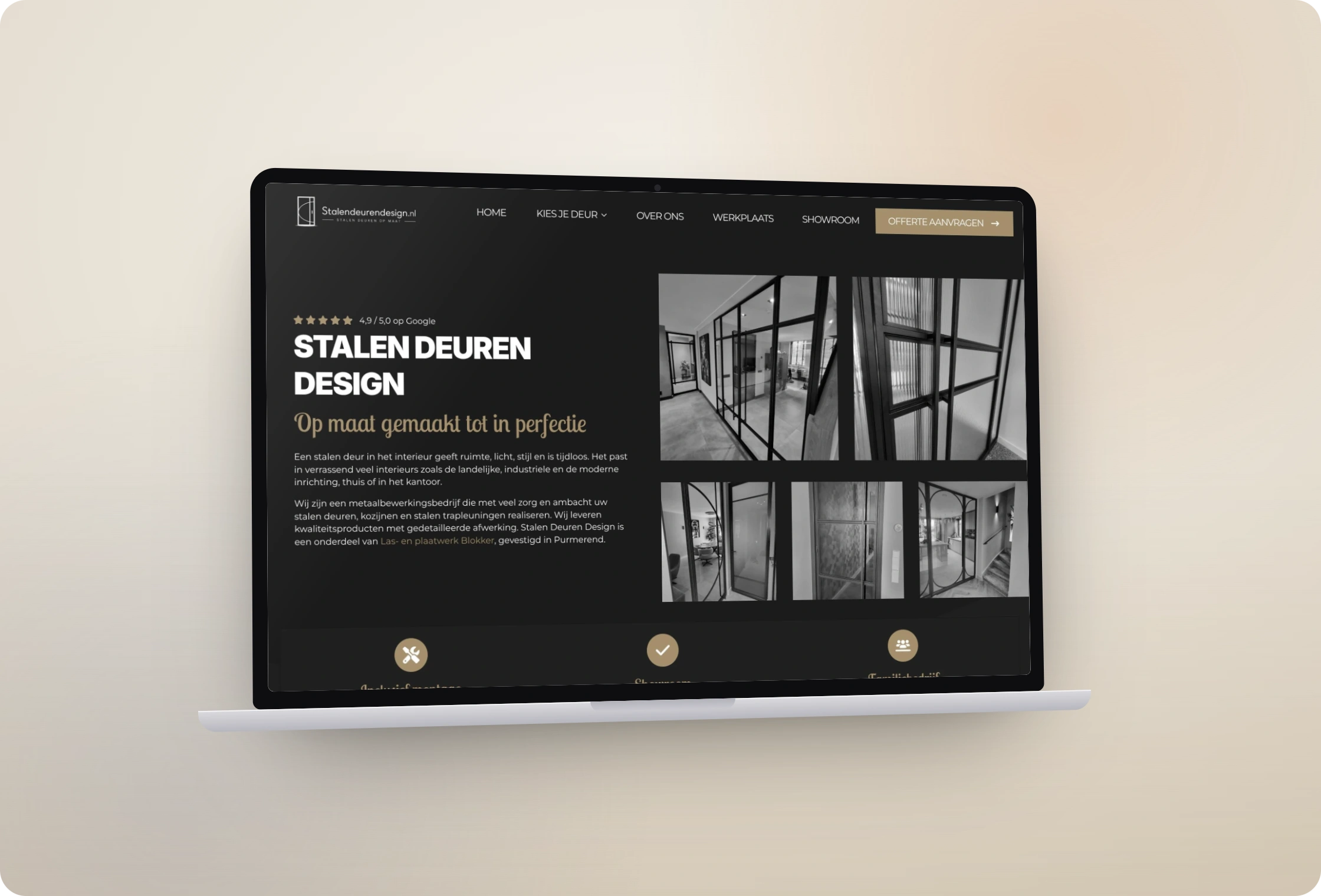Bannerbeeld van het project Stalen Deuren Design